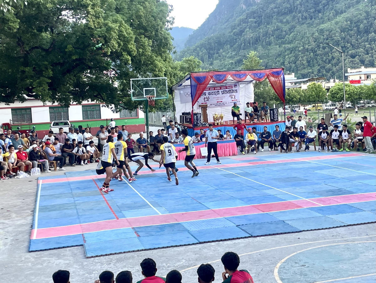 गण्डकी प्रदेशस्तरीय कबड्डी प्रतियोगिता सुरु